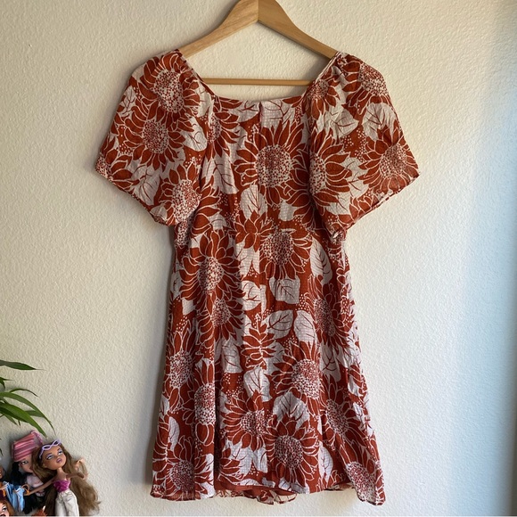 Madewell Sunflower Dress Size 2 - Picture 6 of 8